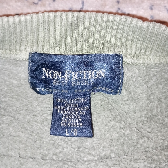 Stars on Ice  2001 VTG Olive Green Cotton Unisex Sweatshirt  Large - Picture 5 of 12